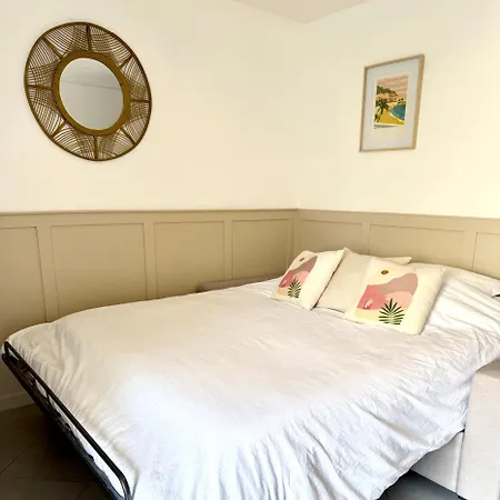Votre Sejour Reposant Proche Plage, Climatisation, Piscine Et Parking Prive - Arrivee Autonome - Lit Queen Size
